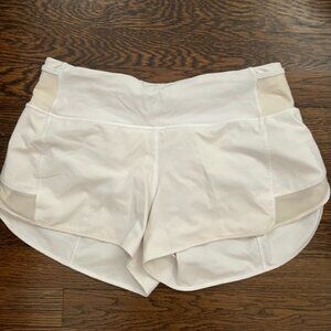 White Lululemon Shorts